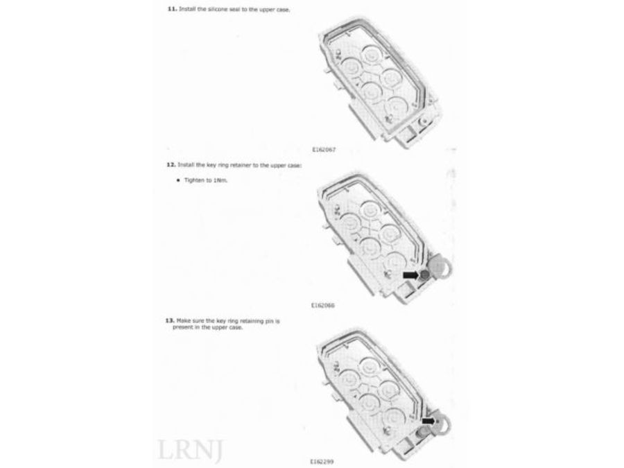 LAND ROVER RANGE ROVER SPORT 2012-2013 REMOTE CONTROL KEY FOB COVER CASE PART NUMBER: LR078921 LR059384