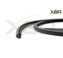SMALL BLACK RUBBER U CHANNEL EDGING EDGE TRIM SEAL SQUARE PROTECT PROTECTION BUMPER PART NUMBER: X8R0108