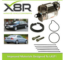 MERCEDES S CLASS W220 1998-2005 WABCO AIR SUSPENSION COMPRESSOR PISTON SEAL & DRYER FILTRATION REBUILD KIT PART NUMBER: X8R45/FILTER