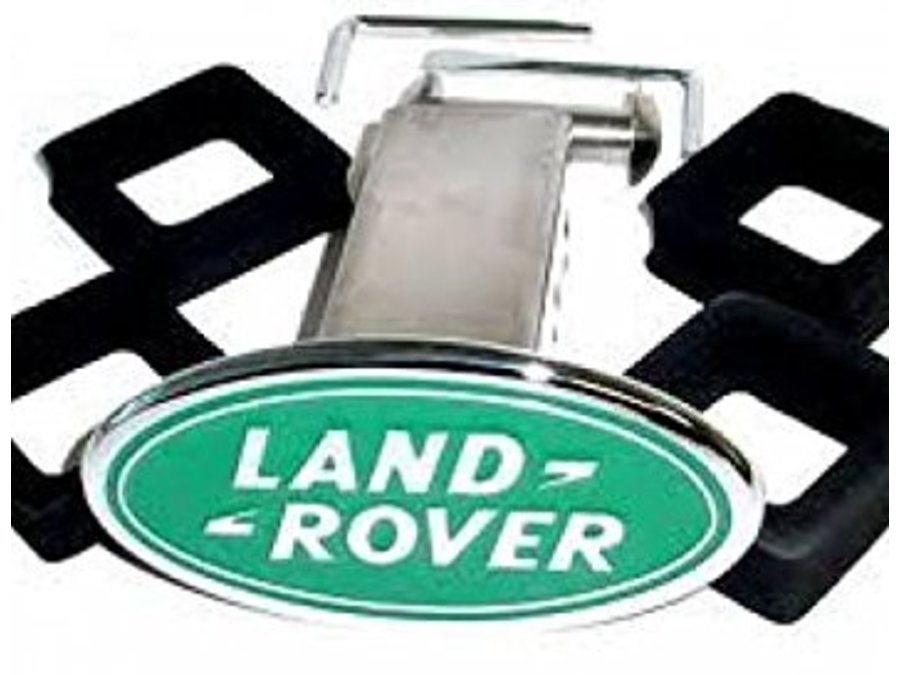 LAND ROVER CHROME TOW HITCH COVER RECEIVER 2" NEW GENUINE LAND ROVER PART NUMBER: LRK91690