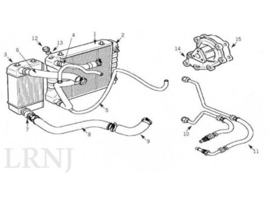 LAND ROVER RANGE ROVER CLASSIC & P38 V8 RADIATOR FILLER BRASS PLUG DRAIN & RING PART NUMBER: ERR4686 ERR4685