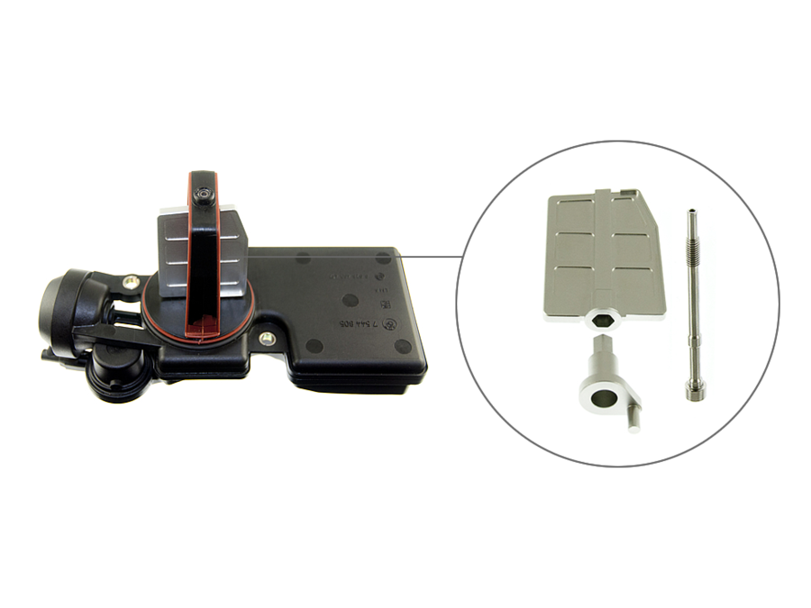 BMW DISA VALVE INTAKE ADJUSTER UNIT REBUILD RATTLE ALUMINIUM FIX M54 2.2 2.5 PART NUMBER: X8R43