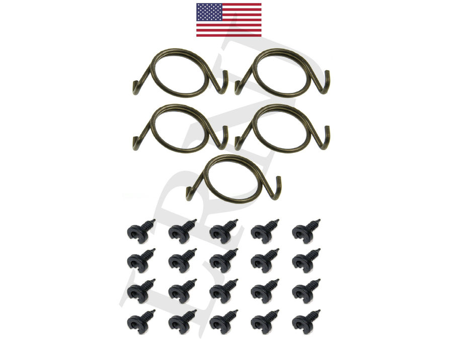 LAND ROVER RANGE ROVER CLASSIC 1970-1995 DOOR LOCK LATCH REBUILD SPRINGS & CLIPS SET PART NUMBER: X8R10/CLIPS3