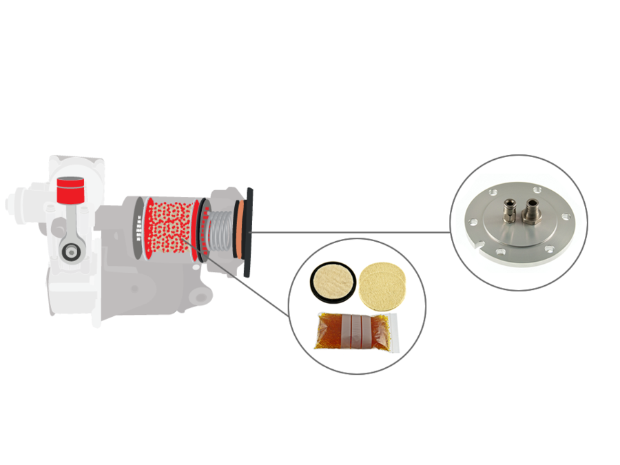 LAND ROVER RANGE ROVER SPORT AIR SUSPENSION COMPRESSOR REPAIR KIT PART NUMBER: X8R40