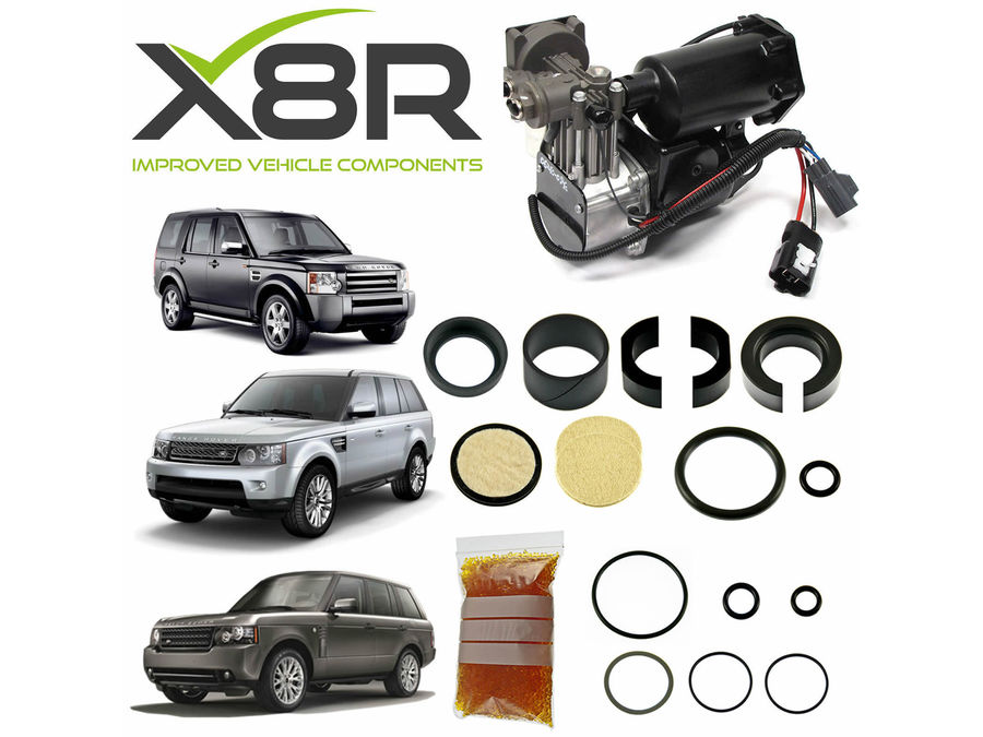 LAND ROVER RANGE ROVER SPORT AIR SUSPENSION COMPRESSOR REBUILD KIT PART NUMBER: X8R46