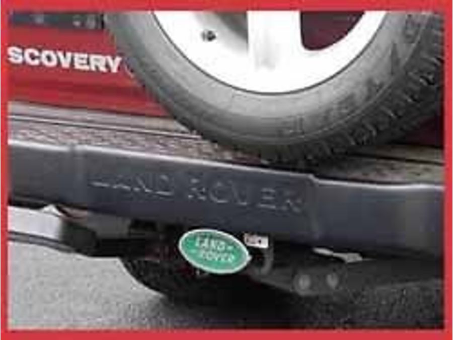 LAND ROVER CHROME TOW HITCH COVER RECEIVER 2" NEW GENUINE LAND ROVER PART NUMBER: LRK91690