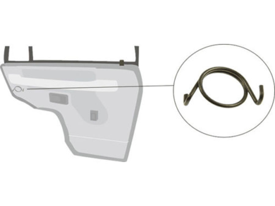 LAND ROVER RANGE ROVER CLASSIC 1970-1995 DOOR LOCK LATCH REBUILD SPRINGS & CLIPS SET PART NUMBER: X8R10/CLIPS3