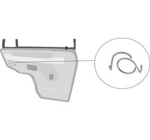 LAND ROVER RANGE ROVER CLASSIC 1970-1995 DOOR LOCK LATCH REBUILD SPRINGS & CLIPS SET PART NUMBER: X8R10/CLIPS3